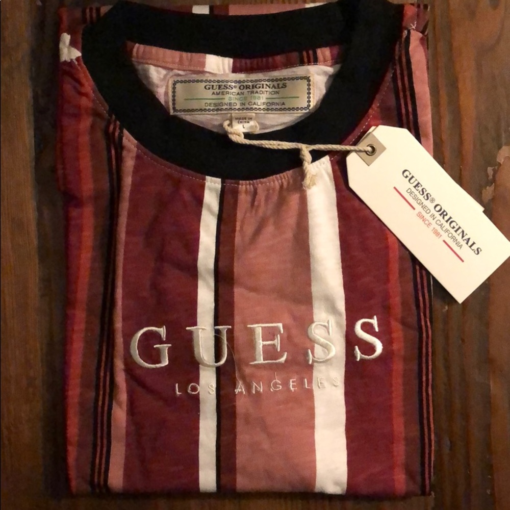 GUESS Originals Oversized Sayer Striped Shirt